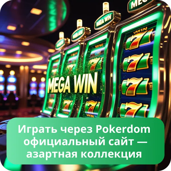 Играть через Pokerdom официальный сайт — азартная коллекция